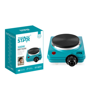 Plaque chauffante électrique WINNING STAR ST-8251 300W, petite plaque chauffante à brûleur unique pour la cuisson - Product Image 1