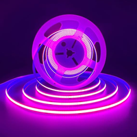 Bande LED COB flexible haute densité 24V, éclairage linéaire de haute qualité 8MM 5MM 3MM 12V 5V, bande LED COB 320LED 480LED 400LED 384LED