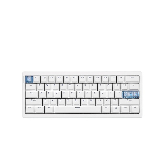 QK61 Tri-Mode Backlit Mechanical Keyboard VIA/QMK Wireless for Portable Slim Gaming Keyboard Customziad