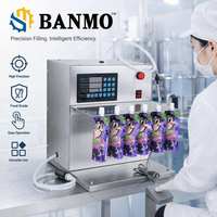 Machine de remplissage numérique quantitative de liquides pour sachets de bureau, haute précision, 1 tête, pour boissons