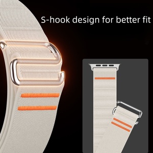 <span class=keywords><strong>Precio</strong></span> al por mayor de fábrica Traverser <span class=keywords><strong>IWatch</strong></span> 10 correa de nailon elástica <span class=keywords><strong>Iwatch</strong></span> <span class=keywords><strong>Ultra</strong></span> Correa deportiva con hebilla de acero inoxidable - Product Image 6