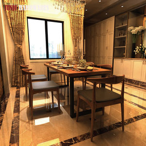 Conjunto de muebles antiguos de diseño moderno, juego de mesa de comedor - Product Image 4