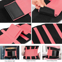 Neopreno Sudor Cinturón Entrenador de cintura Entrenamiento Trimmer Body Shaper Pérdida de peso Ejercicio Adelgazante Faja Soporte de cintura Mujeres Hombres