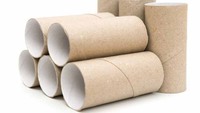 Suministro al por mayor de cilindros de cartón reciclado, tubos vacíos para rollos de papel higiénico, tubos de cartón kraft personalizados para la fabricación de pañuelos.