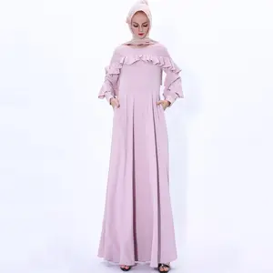 Muslim Women Long Dress Ramadan New Fairy Ruffle Dress for Muslim women Dress