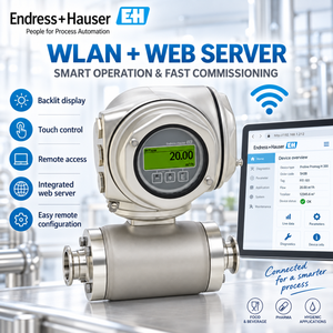 Débitmètre hygiénique Endress+Hauser Promag H 300 5H3B avec support OEM pour eau/liquides alimentaires, boissons, CIP, SIP - Product Image 4