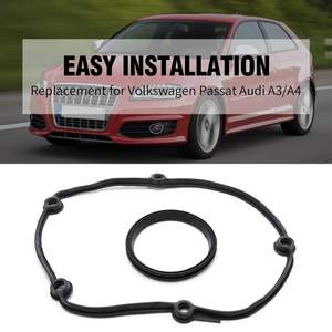 Usine noir couleur 06h103483D <span class=keywords><strong>Kit</strong></span> <span class=keywords><strong>de</strong></span> joint <span class=keywords><strong>de</strong></span> couvercle <span class=keywords><strong>de</strong></span> chaîne <span class=keywords><strong>de</strong></span> distribution supérieure pour Audi A3 A4 S4 A5 Q3 Q5 pour Audi pour Jetta Passat - Product Image 6