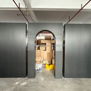 Décoration d'entrée de mariage personnalisée lisse en acrylique noir et PVC, plan de table pour mariage, décoration de fond de bienvenue - Product Image 4