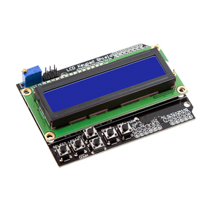 Module de composants électroniques KUONGSHUN en gros, écran <span class=keywords><strong>16x2</strong></span> et 5 boutons, module LCD1602, clavier <span class=keywords><strong>LCD</strong></span>, bouclier avec rétroéclairage bleu pour <span class=keywords><strong>Arduino</strong></span> - Product Image 3