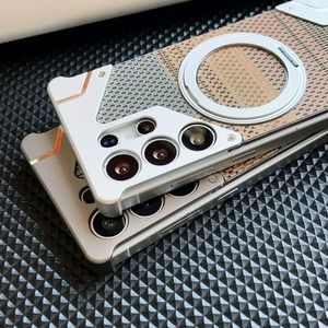 เคสโทรศัพท์โลหะสำหรับ <span class=keywords><strong>Samsung</strong></span> Galaxy เคสโทรศัพท์กันกระแทก S25 S24แบบสกรูขอบเคสโทรศัพท์กันตกน้อยลง - Product Image 2