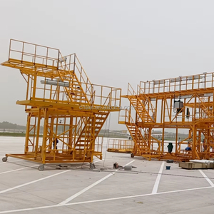 Plataforma de mantenimiento de aviones de acero modular moderna Montaje rápido con cobertura logística global - Product Image 1