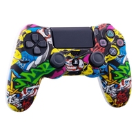 Multi color Custom ized Soft Silicone Schutzhülle für PS4 Controller Skin Joystick Game Gamepad Cover für PlayStation 4 Hüllen