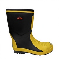 Vente directe d'usine, bottes de pompier en caoutchouc