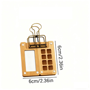 Bview Art - Paleta de Pintura Portátil de Bambú con 8 Compartimentos, Magnética, Vacía, Mini Paleta de Viaje <span class=keywords><strong>para</strong></span> <span class=keywords><strong>Acuarelas</strong></span>, <span class=keywords><strong>Caja</strong></span> Multifuncional <span class=keywords><strong>para</strong></span> Pinturas - Product Image 5