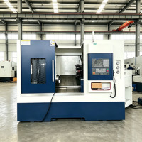 Nouveau centre de tournage CNC horizontal à lit incliné TCK46Y avec axe Y, tourelle motorisée à 12 postes, robuste, simple et automatique