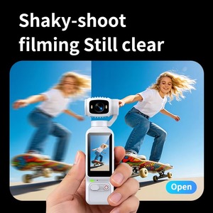 Caméra d'action de poche 4K 180. Objectif Flip Lens Portable pour Vlogging : Fonctions Photo/Vidéo 4K Ultra HD 100w True Pix - Product Image 4