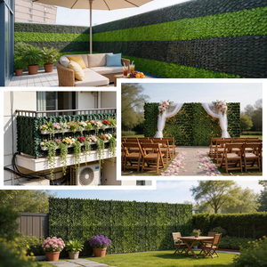 Panel de Pared Verde <span class=keywords><strong>Artificial</strong></span> con Diseño de Hojas Realistas, Material Resistente a los Rayos UV, Fácil Instalación, Tamaño Personalizado para Privacidad en Balcones - Product Image 6
