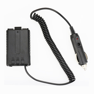 Baofeng ที่ชาร์จในรถยนต์สำหรับ BF-UV5R วิทยุสื่อสาร12V 24V อะแดปเตอร์ชาร์จแบบสากลพร้อมสายขด - Product Image 1