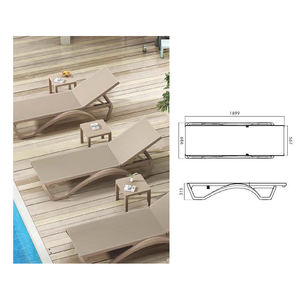 Silla <span class=keywords><strong>de</strong></span> Playa Moderna <span class=keywords><strong>de</strong></span> <span class=keywords><strong>Plástico</strong></span> para Exteriores, Tumbona para Jardín, Piscina, Patio, Hotel, Uso Junto a la Piscina - Product Image 6