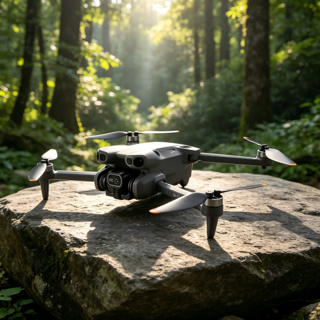 GT50 Foldable Quadcopter with Dual HD Cameras Brushless Motor Plastic RC Drone with Screen Remote Control