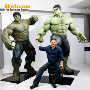 Estatua de Fibra de Vidrio Personalizada de <span class=keywords><strong>Hulk</strong></span> a Tamaño Real, Réplica de Película, Figura de Anime de Resina a Escala <span class=keywords><strong>1</strong></span>:<span class=keywords><strong>1</strong></span> - Product Image 1