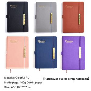 New High Quality Schedule Journal Custom Diary Printing Logo Brand Note <b>Book</b> Pu Hard Cover <b>Planner</b> Notebook - Product Image 3