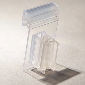 Meethope Store ที่ใส่ป้ายพลาสติกซูเปอร์มาร์เก็ต,ทำจากพีวีซีคลิปยึดชั้นวางซุปเปอร์กริปเปอร์นักพูด - Product Image 6