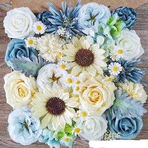 <span class=keywords><strong>Fleurs</strong></span> artificielles en gros pour la décoration, décoration de mariage, bouquet de <span class=keywords><strong>fleurs</strong></span> d'hortensia, plantes et <span class=keywords><strong>fleurs</strong></span> artificielles Dkb - Product Image 4