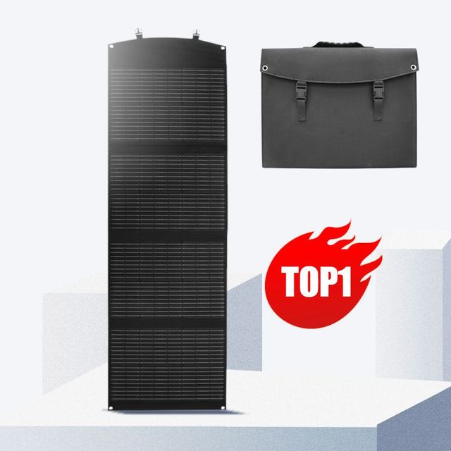 100w 120W 20V Sunpower Mono Cell Flexible Solar Panel Blanket Portable Foldable Solar Charger for Outdoor Camping RV Travelling