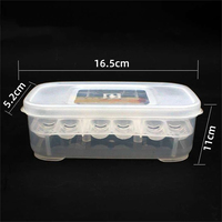 Boîte de transport d'œufs en plastique avec thermomètre, 12 alvéoles, écologique, pour incubateur d'œufs de geckos, serpents, lézards, tortues et reptiles