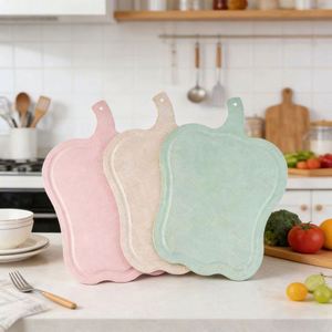 Ensemble de planches à découper en plastique de haute qualité en forme de fruits, ustensiles de cuisine avec logo personnalisé - Product Image 1