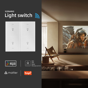 Ấn độ 24V thiết kế mới chuyển đổi Dimmer 1/2/3/4 gang Bluetooth được xây dựng trong ZigBee thông minh chuyển đổi cho rèm và quạt thông minh - Product Image 5