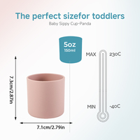 Ensemble de repas pour bébé et tout-petit en silicone de qualité alimentaire pour enfants, acier inoxydable 304, non toxique, écologique, imperméable, cuillère, fourchette, bol