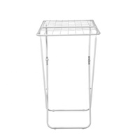 Séchoir à vêtements pliable portable Organisateur pliable debout léger avec cintres en métal pratique pour la maison