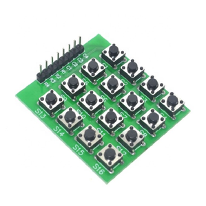Alta calidad 8pin 4x4 4*4 Matrix 16 teclas botón teclado Placa de pruebas módulo MCU - Product Image 2