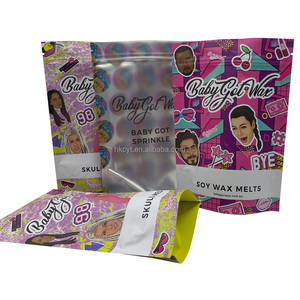 ถุงซิป Mylar แบบปิดผนึกได้,ถุง Mylar แบบอลูมิเนียมพิมพ์ลายแบบกำหนดเองได้กระเป๋า Mylar สำหรับเก็บอาหาร - Product Image 6