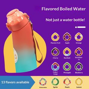 Bouteille d'eau aromatisée pour enfants sans BPA avec logo personnalisé, technologie d'arôme par capsule de fruits, cadeau promotionnel innovant - Product Image 4