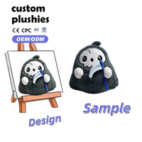 Jouets en peluche d'Halloween, animaux en peluche mignons et effrayants, vampire, monstre diabolique, poupées en peluche douces et moelleuses, fournitures de fête, cadeaux pour enfants