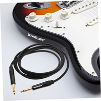 S.Wieler Hi-Fi Plaqué Or Instrument Mono Haut-parleurs Tablettes Microphone Fil Mâle à Mâle 6.35 3.5mm Audio Guitare Câble