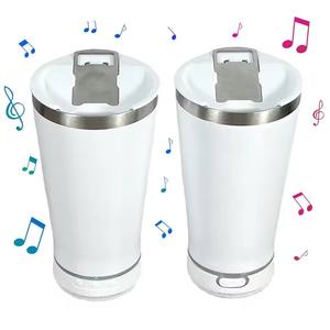 Venta al por mayor de vasos con altavoz Bluetooth, tazas con Bluetooth de 16OZ, 20OZ, 40OZ, botellas de agua con personalización OEM ODM - Product Image 1