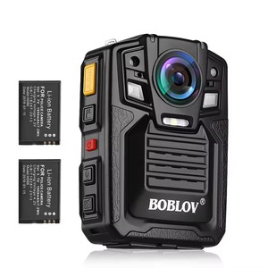 Cámara Corporal <span class=keywords><strong>BOBLOV</strong></span> HD66/D7 128GB/64GB 2K 1440P Digital HD Resistente al Agua con GPS, Visión Nocturna, para Guardias de Seguridad, con Audio - Product Image 1