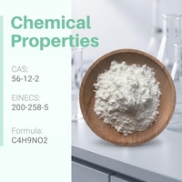 Acide gamma-aminobutyrique (GABA) en poudre de qualité alimentaire, CAS 56-12-2, haute pureté, fourni par l'usine