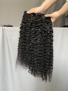 Hot Selling Burmese Curly 100% Bundles Human Hair Virgin Remy Brazilian Indian Hair Burmese Curly Human Hair Bundles - Product Image 2
