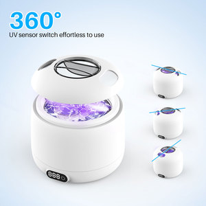 Nettoyeur ultrasonique électrique UV pour appareils dentaires et gouttières 200 ml, type séparé, haute fréquence et minuterie numérique, usage domestique - Product Image 6