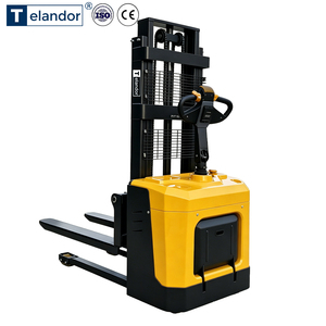 Electric Stacker 1500kg Pallet Truck DC Motor Powered 12C Mast