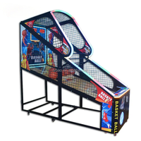 Console de jeu vidéo à pièces 55 "LCD basket-ball adulte jeu de Machine de tir Console de jeu de basket-ball interactive