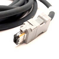 JZSP-CSP01-03-E de câble d'encodeur et câble de retour optique de fibre pour le moteur