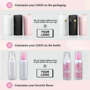 Nouvel arrivage de shampooing nettoyant en mousse pour cils de marque privée de 100ml dans un emballage coloré de style crème fouettée Faux cils - Product Image 6