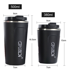Personalizar <span class=keywords><strong>termo</strong></span> de doble pared de <span class=keywords><strong>vaso</strong></span> de viaje de vacío de acero inoxidable con aislamiento taza de café - Product Image 2