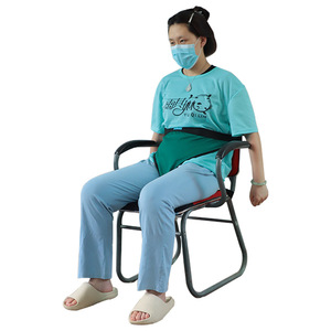 Cinturón de sujeción lumbar antideslizante para silla de ruedas, soporte de seguridad para personas mayores, uso en silla de ruedas manual - Product Image 4